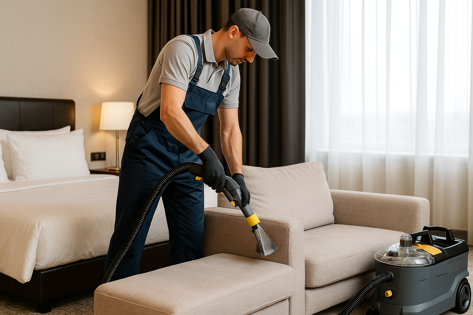 Otel ve Apart Koltuk Yıkama Arka Plan